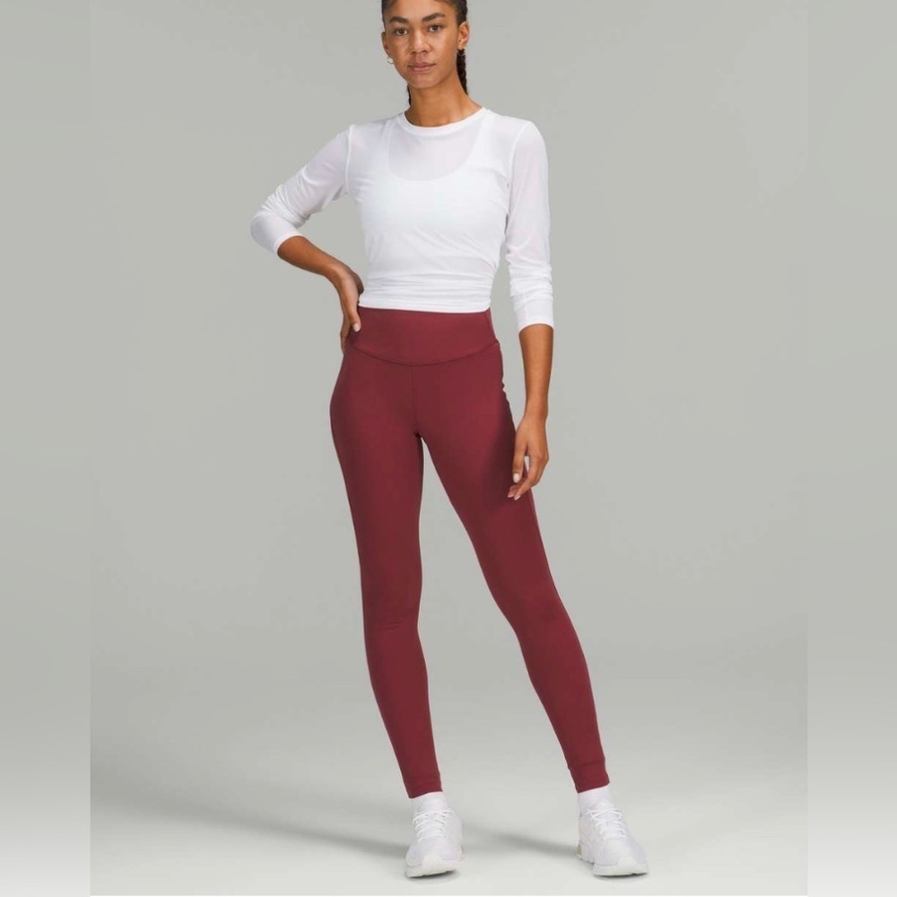 Lululemon Base Pace High Rise 28” Brushed Nulux